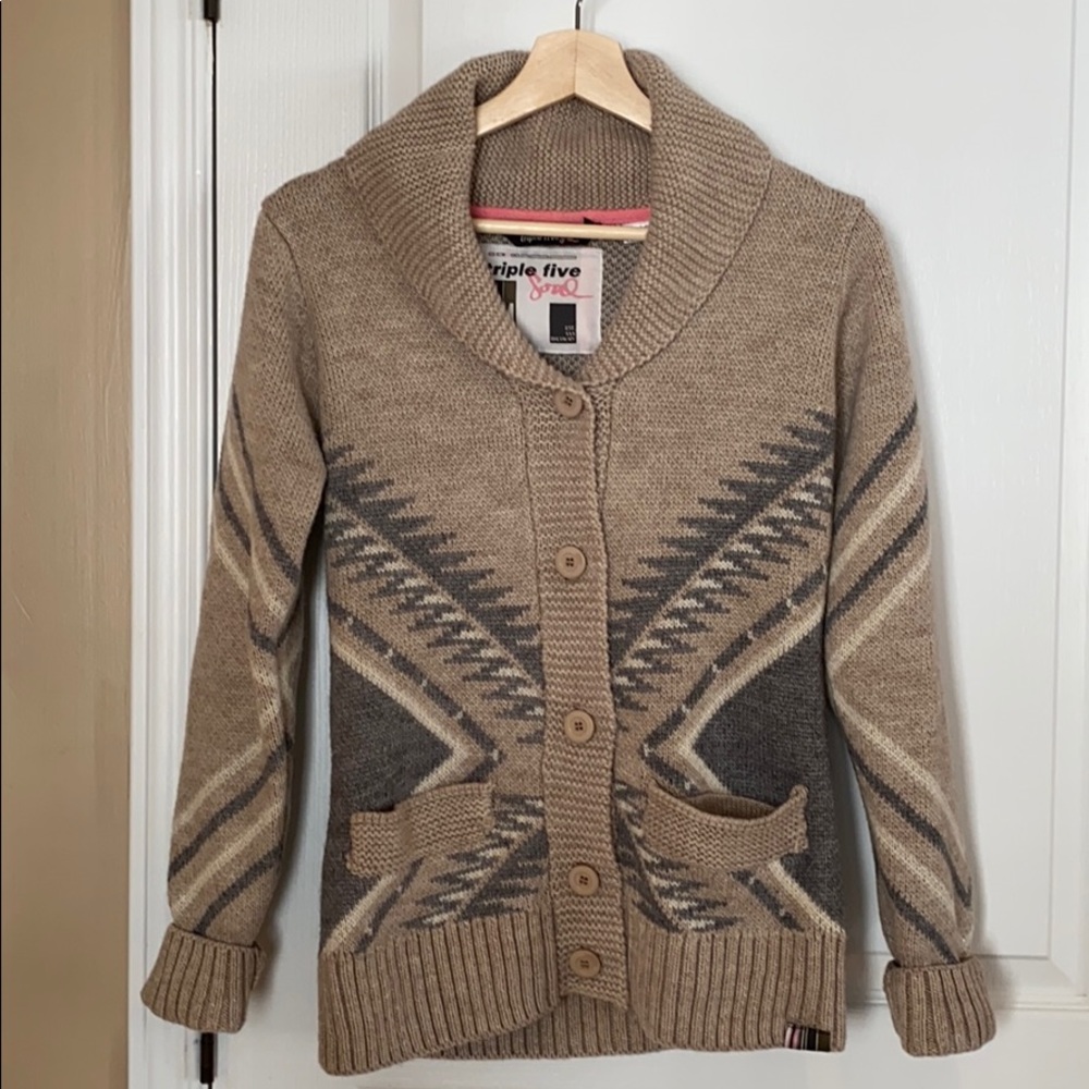 EUC Triple Five Soul Professor Cardigan